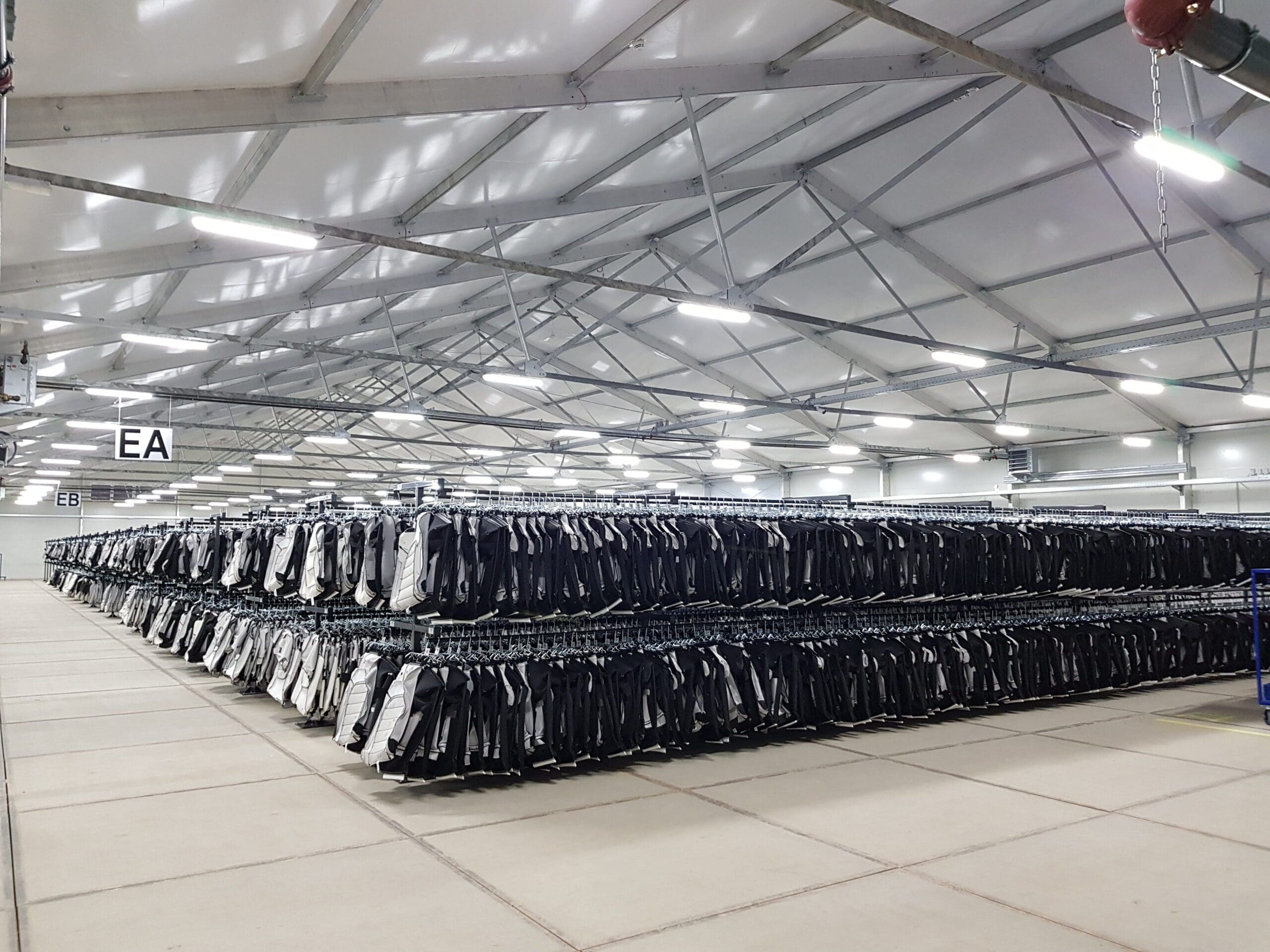 Volkswagen – Providing Insulated Industrial Structures for Seat Storage