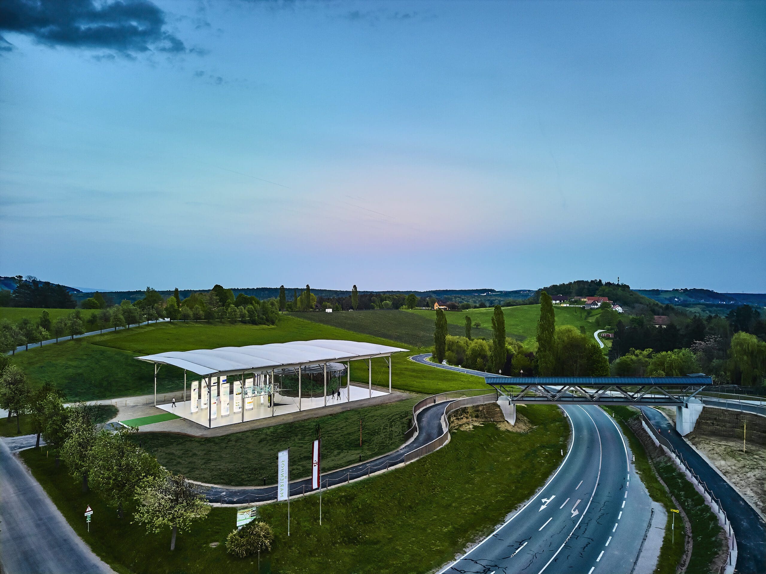 Le Pavillon Steiermarkschau : une vitrine mobile de l’art, de la science et du climat